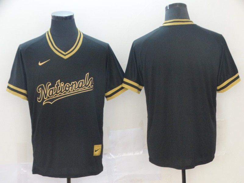 Men Washington Nationals Blank Black gold Game Nike 2022 MLB Jersey->oakland athletics->MLB Jersey